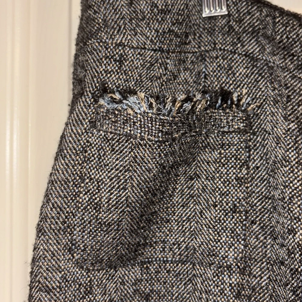 Chanel tweed silk alpaca wool pants